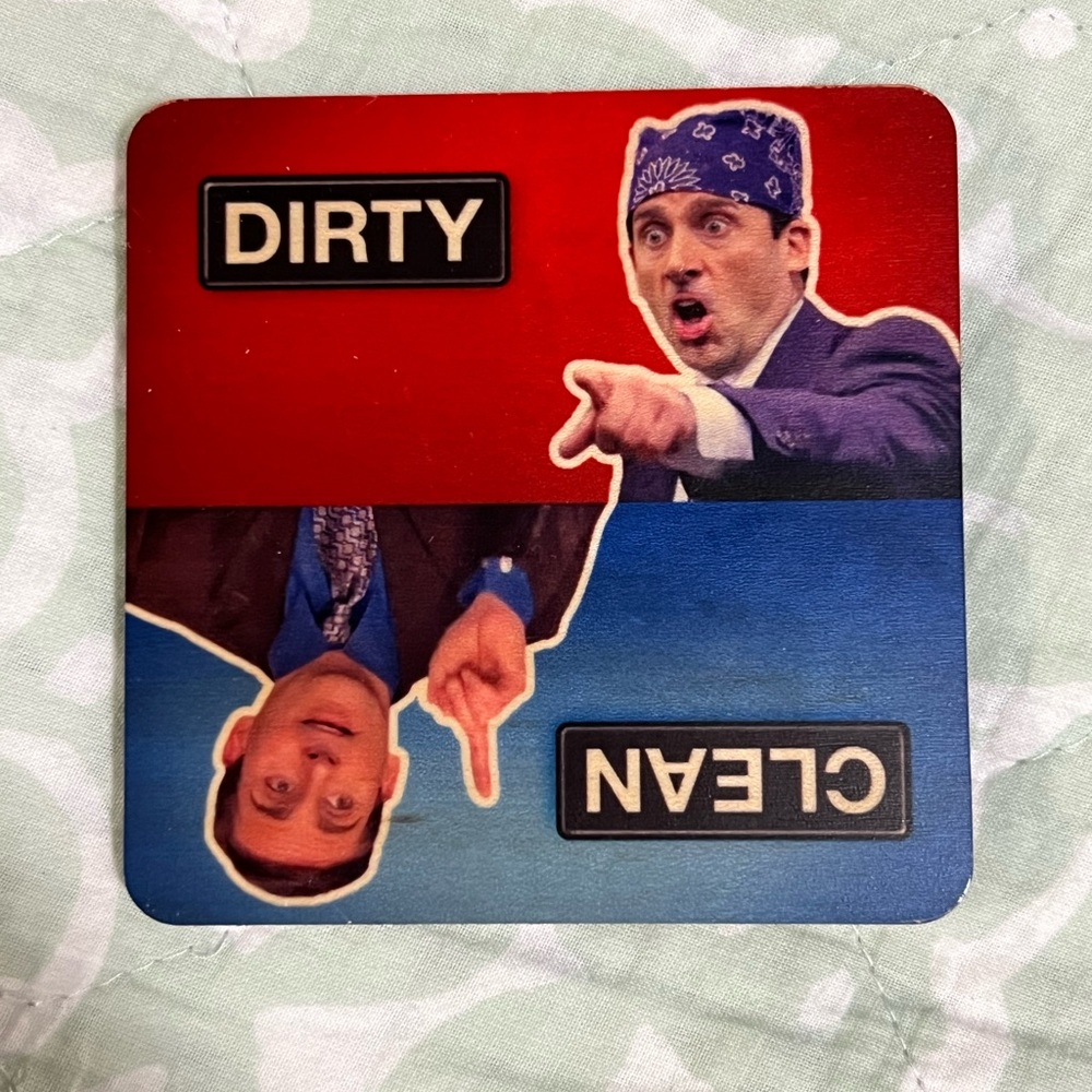 Dirty/Clean Reversible Dishwasher magnet